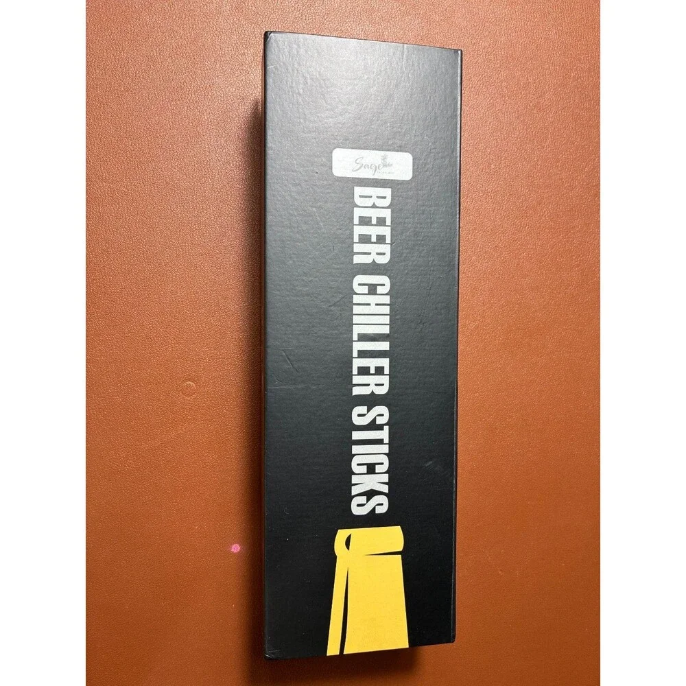 Set of 2 Stainless Steel Beer Chiller Sticks by Sage Treasures